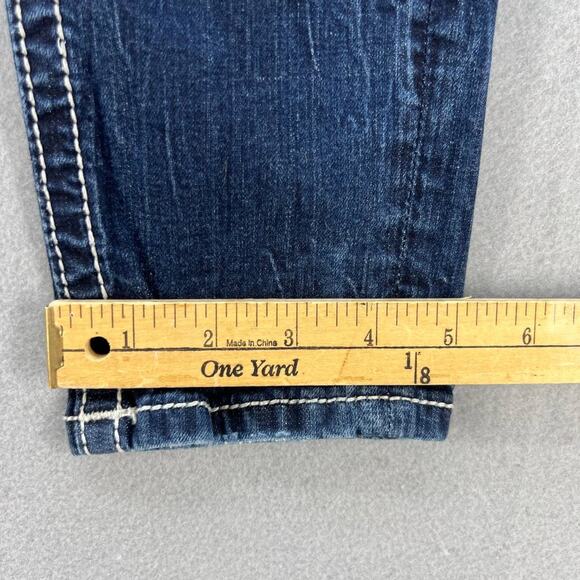 Miss Me Women's Skinny Jeans Size 26 (2) Angel Wings Biker Moto Bling School - Picture 15 of 15